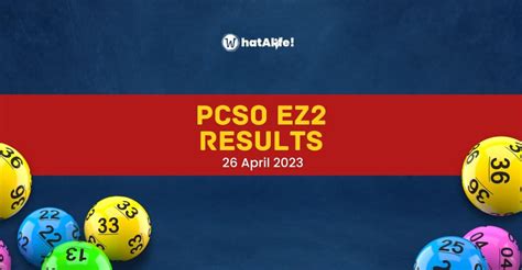 ez2 april 2018|EZ2 Results April 2018 .